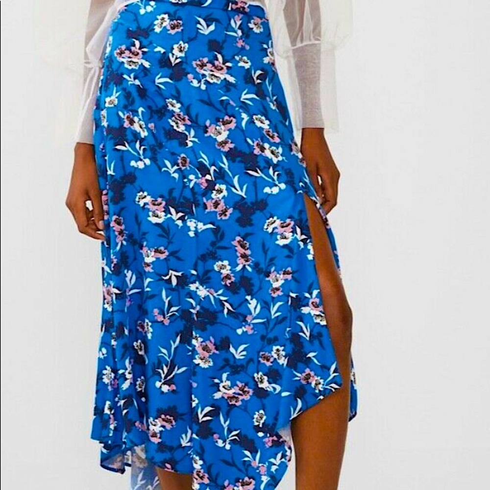 Zara asymmetrical skirt with side zip